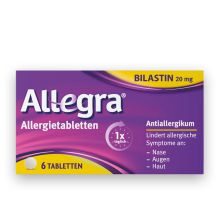 Allegra<br>  Allergietabletten*<br><b>3,95 €</br></b>