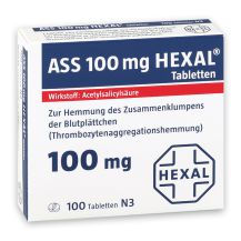ASS 100<br>Hexal*<br><b>3,50 €</br></b>