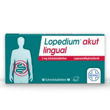Lopedium akut<br>lingual 2 mg*<br><b>7,95 €</br></b>