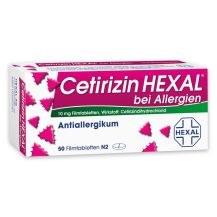 Cetirizin<br>Hexal*<br><b>16,95 €</br></b>