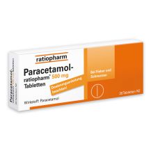 Paracetamol <br> ratiopharm 500  <br><b>2,95 €</br></b>